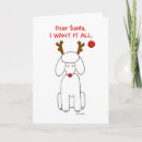 Search for poodle christmas cards Funny