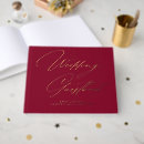 Search for burgundy guest books Keepsake
