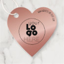Search for heart shaped hang tags Rose gold