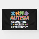 Search for autism awareness banners Month