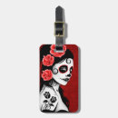 Recherche de tatouage crâne bagages étiquettes Jour des morts