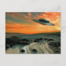 Search for unidentified flying objects postcards Spacecraft