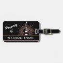Search for guitar luggage tags Rock and roll