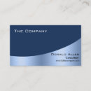 Search for metallic blue business cards Salon