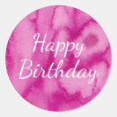 Search for unique birthday stickers Pink