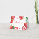 Search for strawberry thank you cards Summer