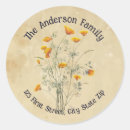 Search for california wildflower stickers Poppy