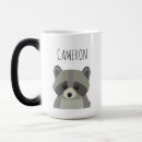 Search for cute raccoon mugs Black and white
