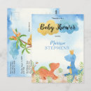 Search for dinosaur baby postcards Boy baby shower