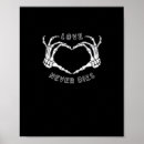 Recherche de amour gothique posters Éffrayant mignon