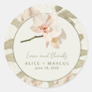 Search for tropical seals wedding stickers Thank you