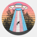 Search for funny alien stickers Ufo
