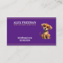 Recherche de chien pourpre cartes visite Canine
