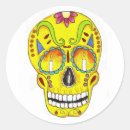 Search for yellow sugar skull stickers Dead