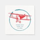 Recherche de avion serviettes Rouge