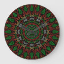 Search for stained glass pattern clocks Black