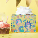 Search for rick and morty wrapping paper Aliens