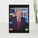 Search for donald trump christmas cards Let's go brandon