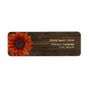 Search for sunflower wedding return address labels Floral