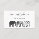 Search for elephant business cards Pattern