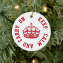 Search for calm ornaments Keep calm and