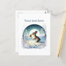 Recherche de joli lapin cartes postales Hiver