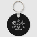 Search for conversations keychains Asl