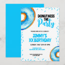 Search for blue doughnut invitations Sweet