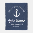 Search for lake house blankets Anchor