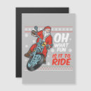 Search for riding motorcycles cards Santa