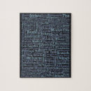 Recherche de du monde puzzles Typographie