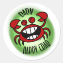 Search for happy crab stickers Ocean