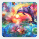 Search for dolphin beach stickers Blue