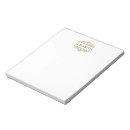 Search for monogram notepads Gold