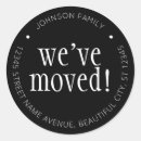 Search for vintage address stickers Moving