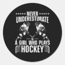 Search for ice hockey player stickers Women