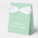 Search for mint green favour boxes White