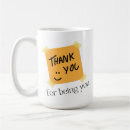 Search for thank you for being you mugs Thanks