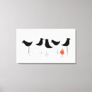 Search for black and white bird canvas prints Modern