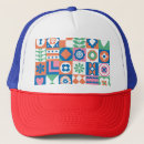 Search for abstract patterns hats Illustration