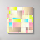 Search for geometric pattern canvas prints Pink