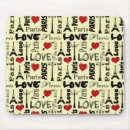 Recherche de coeur rouge tapis souris Calligraphie