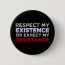 Search for respect buttons Transgender