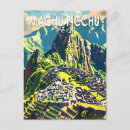 Search for lost vertical postcards Machu picchu
