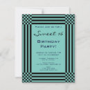 Search for turquoise sweet 16 invitations Birthday party