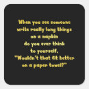 Search for towel stickers Joke