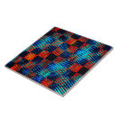 Recherche de ciel rouge carreaux Bleu