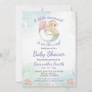 Recherche de mermaid baby shower invitations Mère enceinte