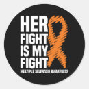 Search for multiple sclerosis awareness stickers Fight