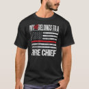 Search for fire chief tshirts Flag